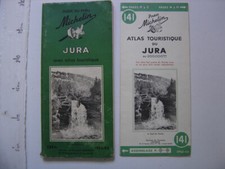 Guide Michelin vert Jura avec Atlas Touristique 1952 - 1953