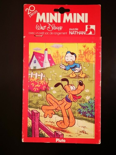 Vintage 1980 puzzle mini - vintage,