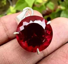 Naturel 34 CT Rubis Rouge Rond