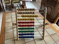 BOULIER / ABAQUE bois IKEA - Grand boulier 10 x 10 perles - Apprendre à compter