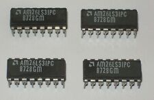 4 x AM26LS31PC : quadruple émetteur différentiel, DIP fabriqué par AMD