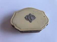 Joli petit porte-monnaie de messe ancien XIXe Cartouche argent  Objet De Vitrine