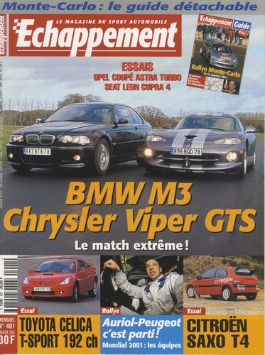 Echappement 401 2001 bmw - 01/2001,
