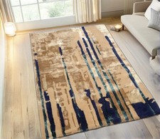 Tapis Mercurial touffeté à la main, tapis en laine fait main décoration intér...