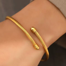 Bracelet femme jonc acier