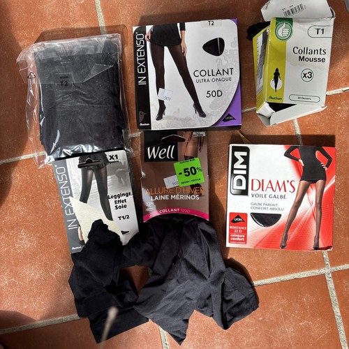Lot collants marque dim - lot,
