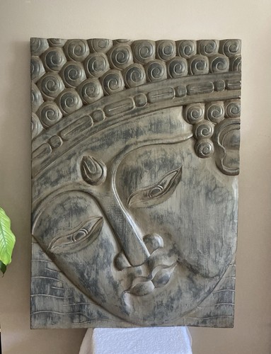 Tête bouddha imposant bas - bouddha,