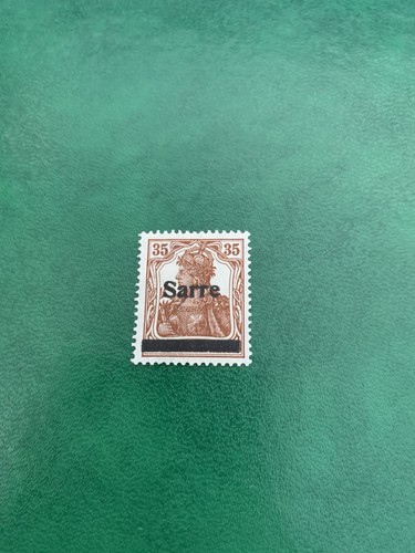 Timbre sarre marron - timbre,