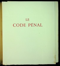 Le code pénal illustré par