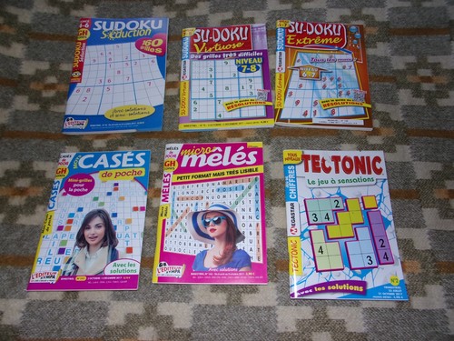 Magazines jeux sudoku mot - 6,