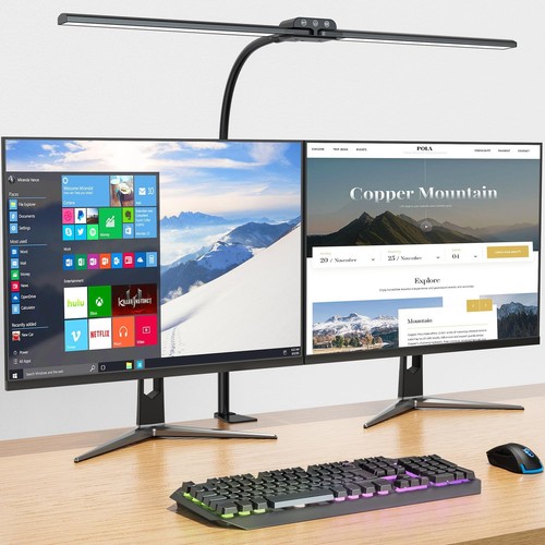 Lampe bureau led double tête - lampe,