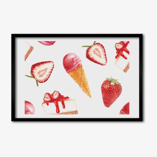 Tulup photo 60x40cm - photo, cadre