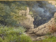 Aquarelle Ecole de Barbizon