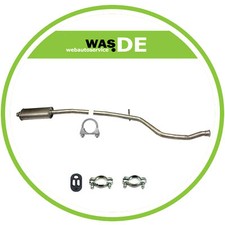 Silencieux central échappement Peugeot 206 CC/3/5 portes 1.6 1.6 16V + attaches