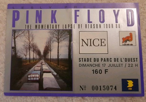 Pink floyd ticket concert - pink,
