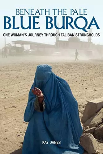 Beneath the pale blue burqa - pale,