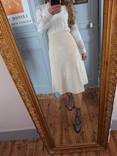 Jupe blanc crème Uniqlo taille XS