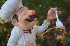 FO85500   FIGURINE METIER LE CUISINIER CUISINE THE COOK  GUILLERMO FORCHINO GM