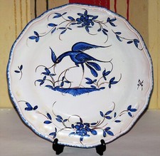 ANCIEN ASSIETTE  EN FAIENCE DE