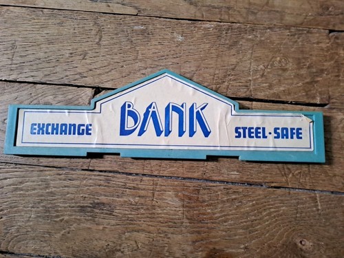 Playmobil 3422 banque enseigne