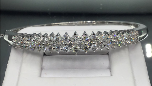 14k 585 white gold graduated - 14k,