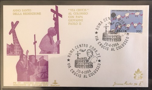 Fdc italy pope john paul - «,