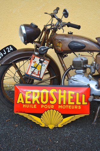 Plaque émaillée aeroshell - plaque,