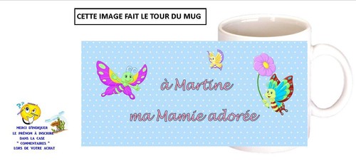 Mug tasse ceramique mamie - mug,