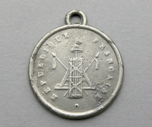 Médaille plomb 25 - plomb.,