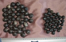 2 jeux de pierres fossiles -