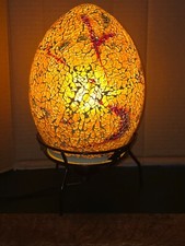 Lampe oeuf brisure de verre