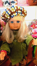 poupee mode travaux emilie blonde ancienne yeux bleus blonde