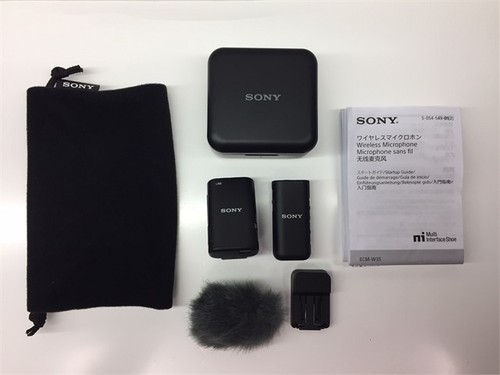 Sony ecm w3s single - sony, ecm-w3s