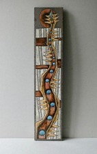 plaque en lave émaillée