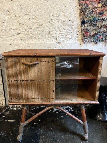 Buffet vintage bambou - buffet,