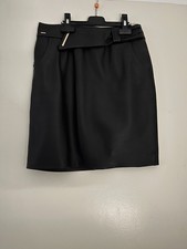 Jupe noire en cuir  T34