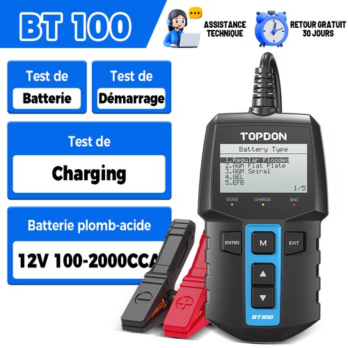 Topdon bt100 diagnostic rapide - bt100,