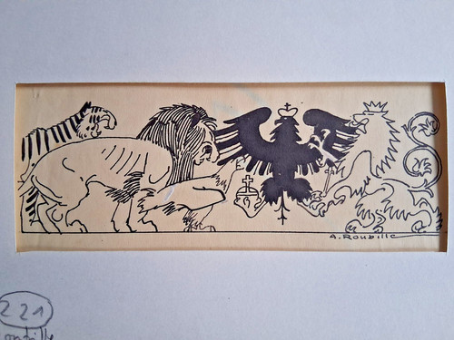 Dessin original signé - , a
