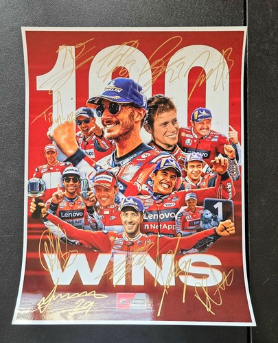 Ducati autographed 100 win - 100,
