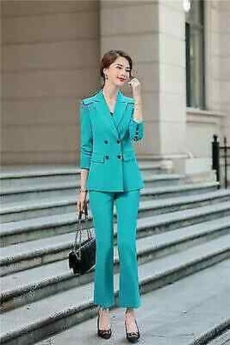 Tailleur complet femme azzurro - tailleur,