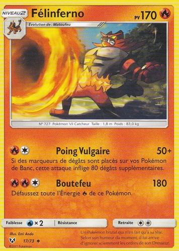 Carte pokemon felinferno - -,