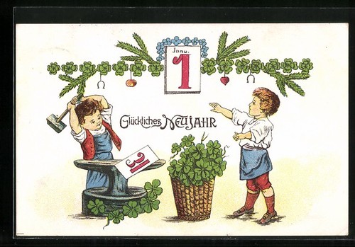 Carte postale enfant sur une