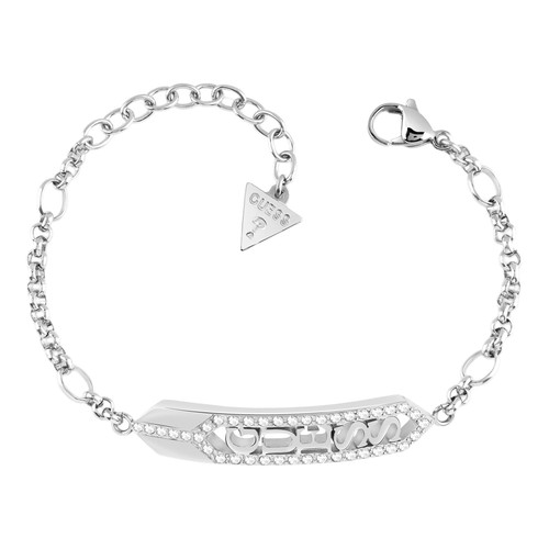 Guess bracelet argent plaque - bracelet,