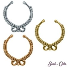 Faux Piercing Septum Piercing