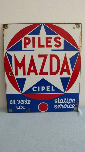 Ancienne plaque émaillée - ancienne,