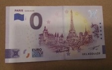Billet 0 zero Euro souvenir