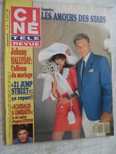 CINE REVUE NO 29-07/1990-JOHNNY HALLYDAY MARIAGE AVEC ADELINE-DIVERS