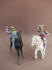 MAROLIN - 2 chevaliers à cheval - 54mm plastic