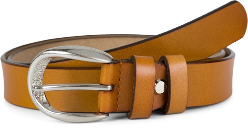 Ceinture cuir uni boucle - en,