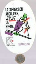 Autocollant. Sport. Ski. KERMA